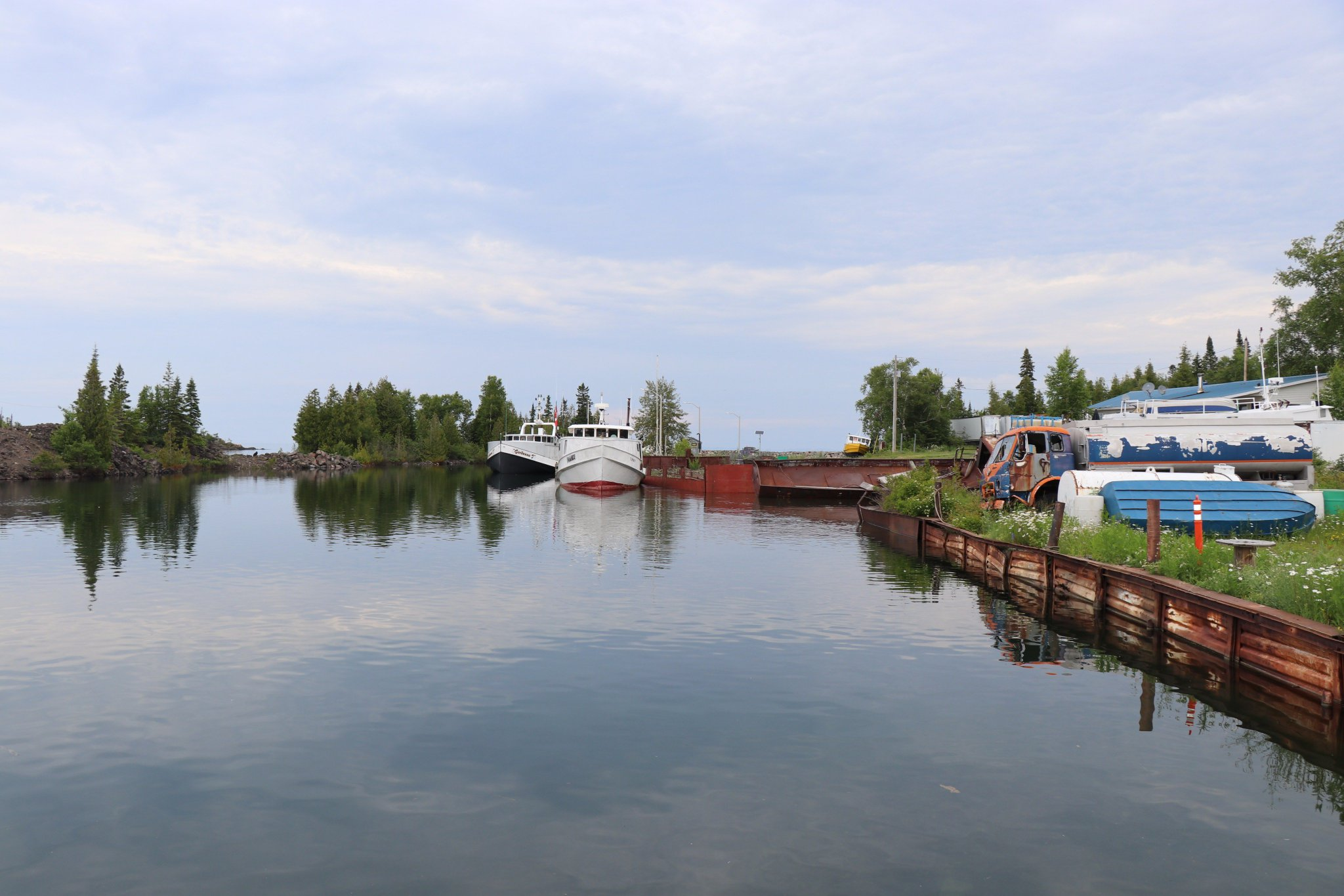 Lake Superior fishing boats